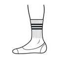 Retro Socken