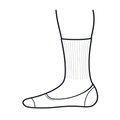 Mittelhohe Tennissocken