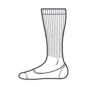 Hohe Tennissocken